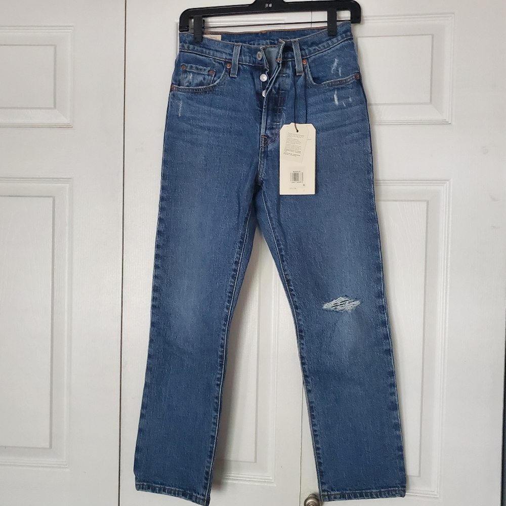 Levi's 501 crop 25 x 26 anthropologie